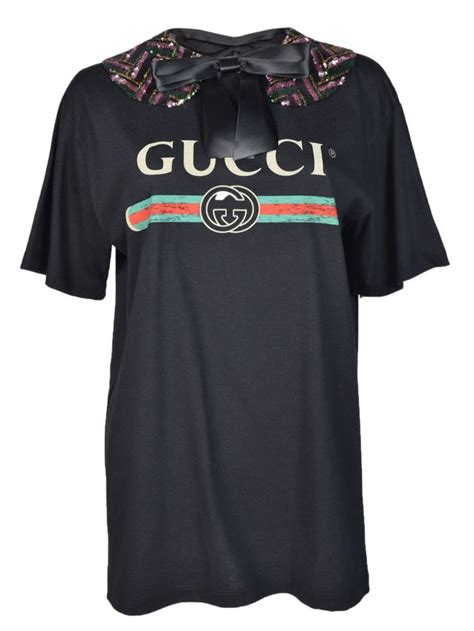 gucci sequin tshirt|genuine gucci t shirts.